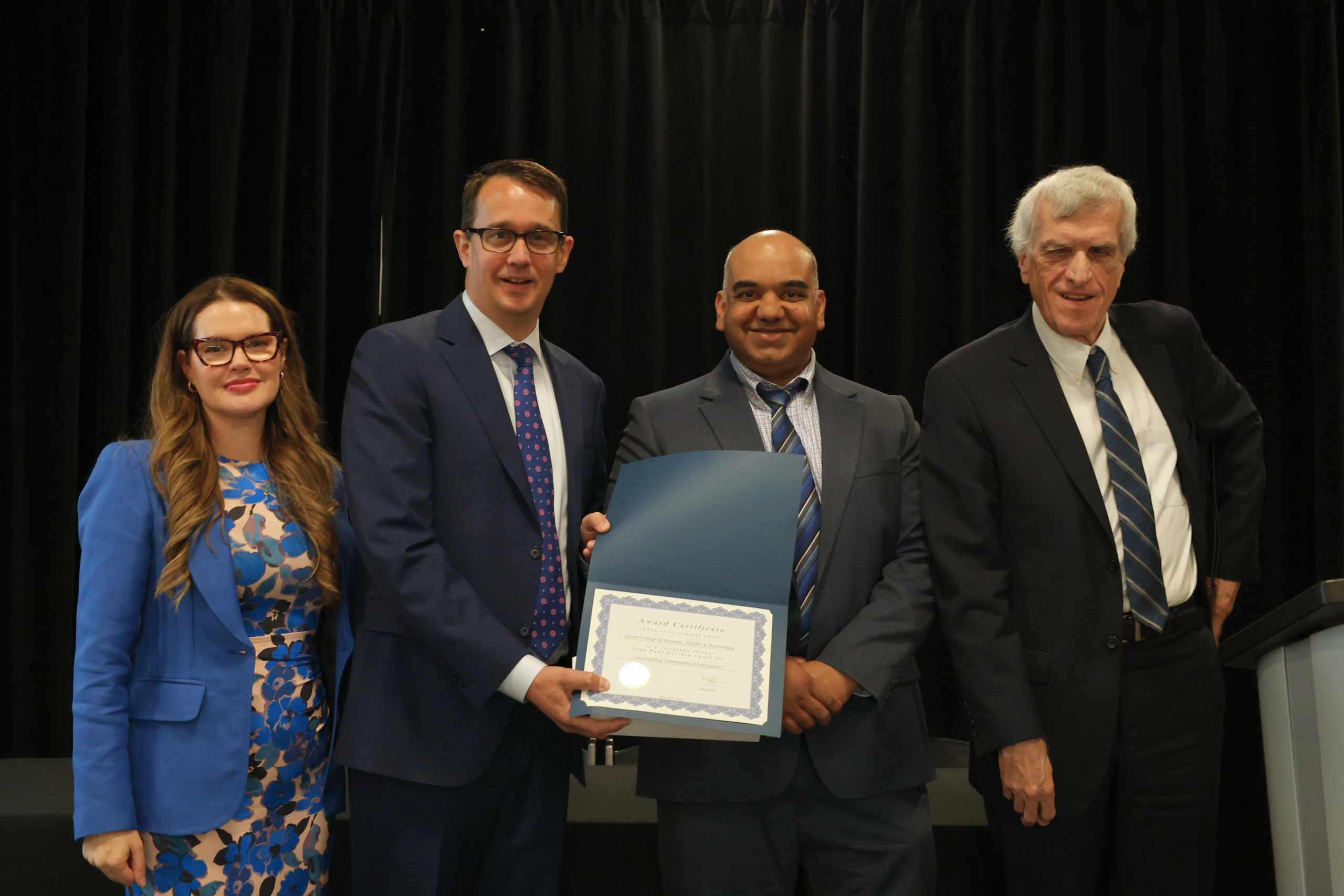 cco  -CCO Celebrates Cestar College of Business, Health and Technology, winner of the Paul Kitchin Award for Outstanding Community Involvement